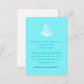 Beach Wedding enclosure cards (Front/Back)