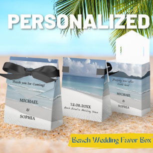 Beach Wedding Favor Box