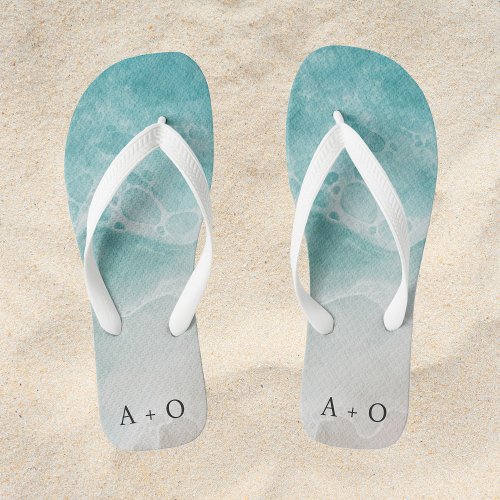 Beach Wedding Favor Flip Flops