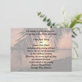 Beach Wedding Invitation | Zazzle