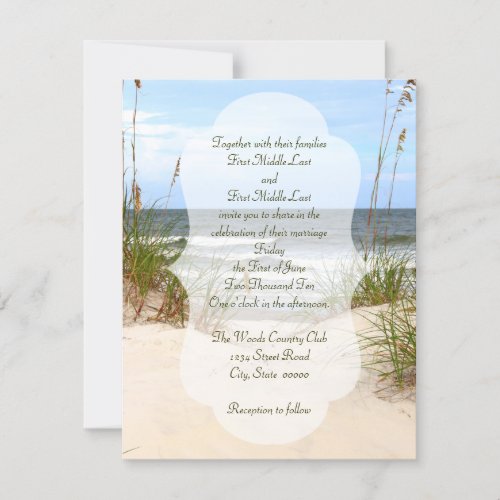 Beach Wedding Invitations