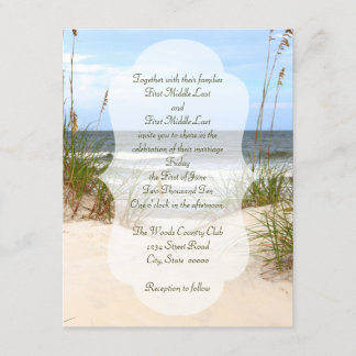 Beach Wedding Invitation