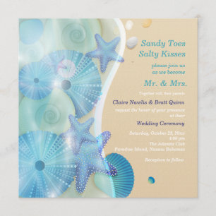 Beach Wedding Invitation