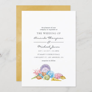 Beach Wedding Invitation