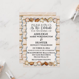 Beach Wedding Invitation Version 2