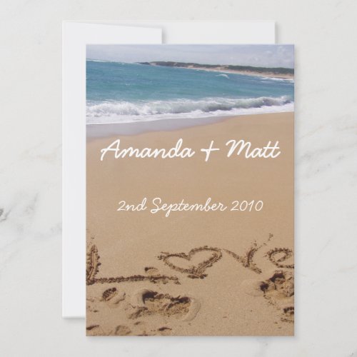 Beach Wedding Invitations