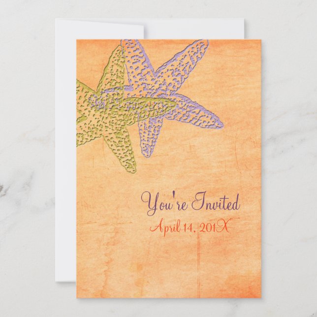 Beach Wedding Invitations (Front)