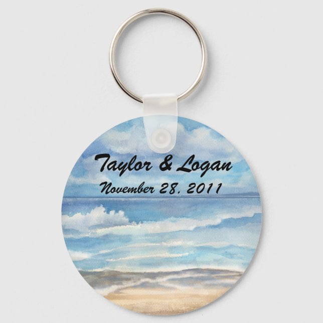 Beach / Wedding Keychain (Front)
