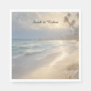 Beach Wedding Napkins