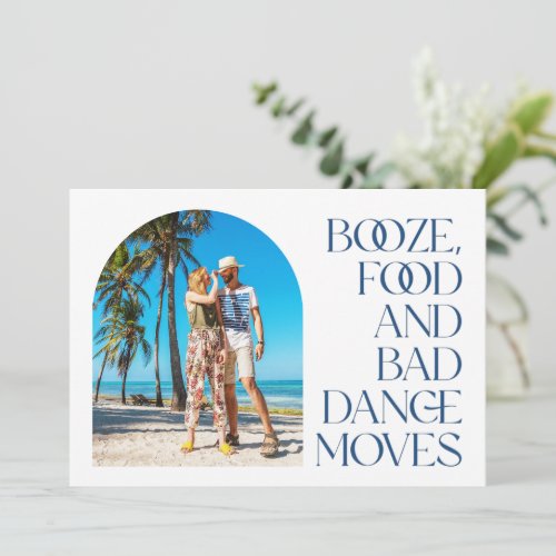 Beach Wedding Photo Save the Dates Announcement