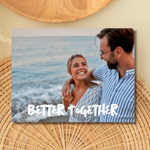 Beach Wedding Photo Wedding Save the Date Announcement Postcard