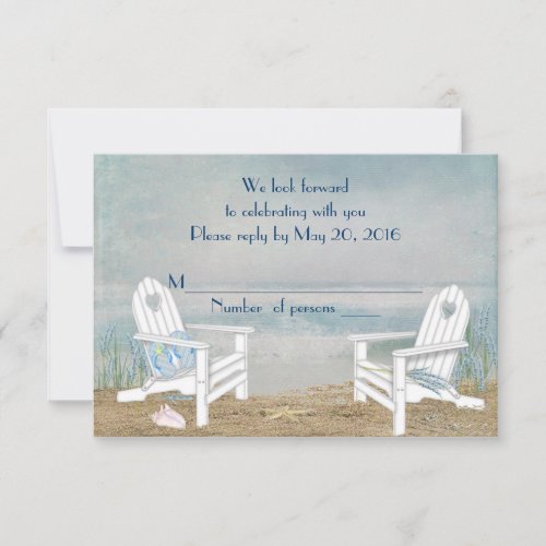 Beach Wedding RSVP