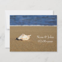 beach wedding RSVP