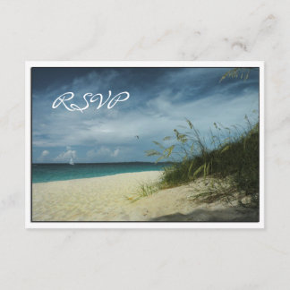 Beach Wedding RSVP Cards