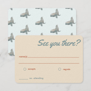 Beach Wedding RSVP cards 
