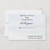 beach wedding RSVP standard 3.5 x 5 (Back)