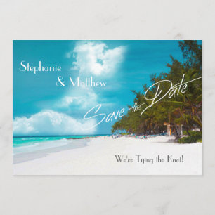 Beach Wedding Save the Date