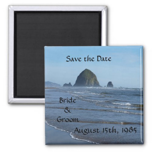 Beach Wedding Save the Date Magnets