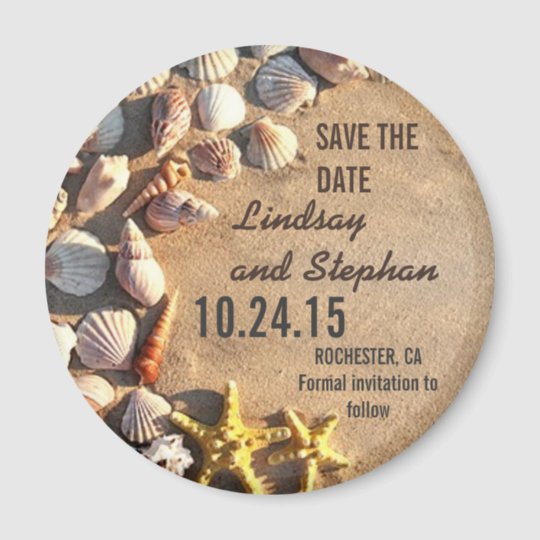 beach-wedding-save-the-date-magnets-with-seashells-zazzle