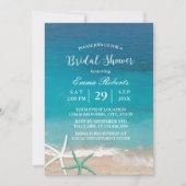 Beach Wedding Starfish Summer Bridal Shower Invitation (Front)