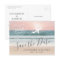 Beach Wedding Sunset Heart Airplane Save the Date
