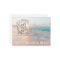 Beach Wedding Sunset Passport Stamp Save the Date