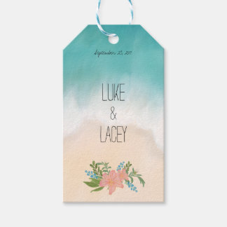 Beach Wedding tags for favors