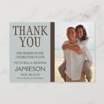 Beach Wedding Thank You by PartyHearty at Zazzle