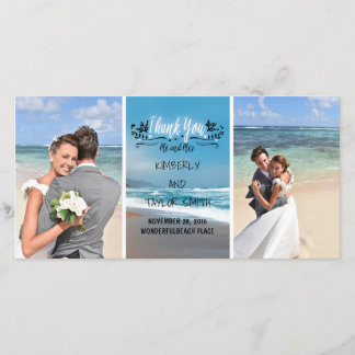 Beach Wedding Thank You