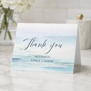 Beach Wedding Thank You Cards