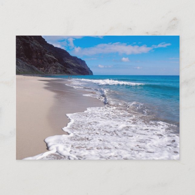 Beach Wedding Theme Photo Save The Dates Announcement Postcard (Front)