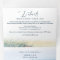 Beach Wedding Tri-Fold Invitations RSVP