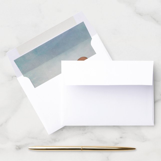 Beach Wedding Vows Envelope Liner (Desk)