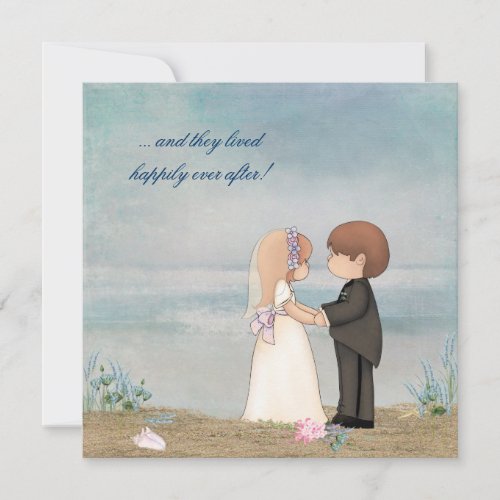 Beach Wedding Vows Invitations