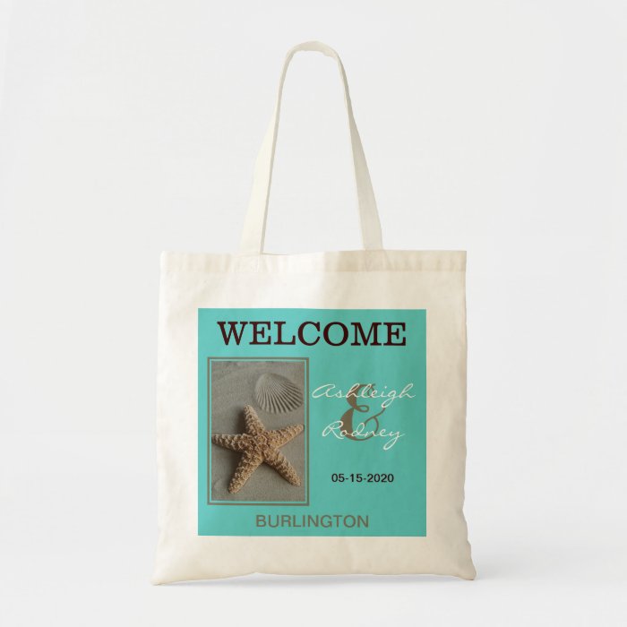 Beach Wedding Bags Starfish Zazzle