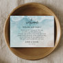 Beach Wedding Welcome Gift Bag Place Cards