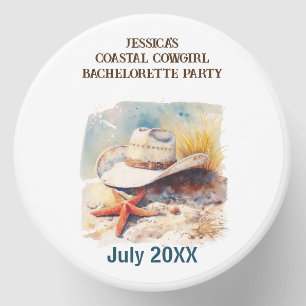 Beach Weekend Coastal Cowgirl Bachelorette Party Mini Candle Favors