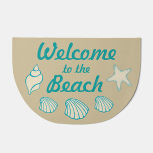 Beach Welcome Sign Doormat