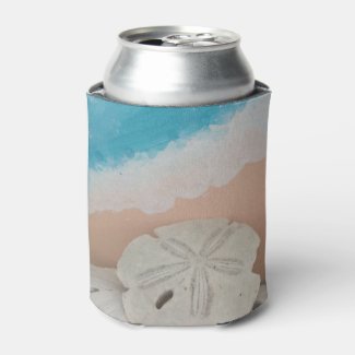Beach Wishes Can Cooler