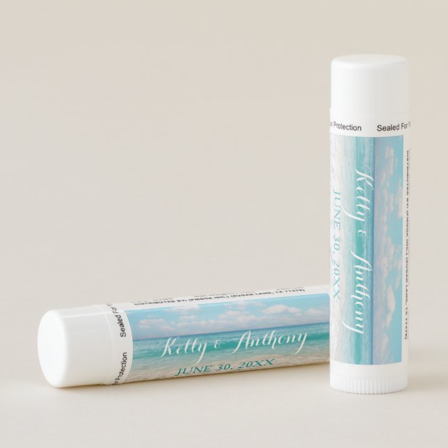 Beach with Hearts on the Sand Lip Balm (Rotated Right)