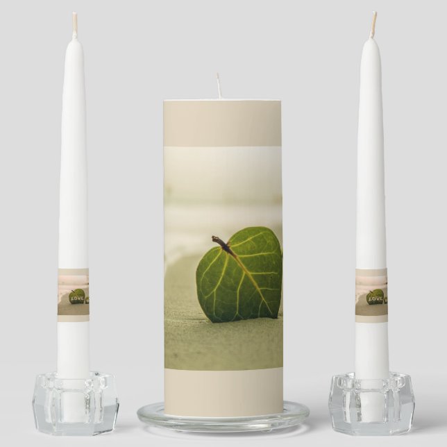 Beach with love Unity Candle set (Front)