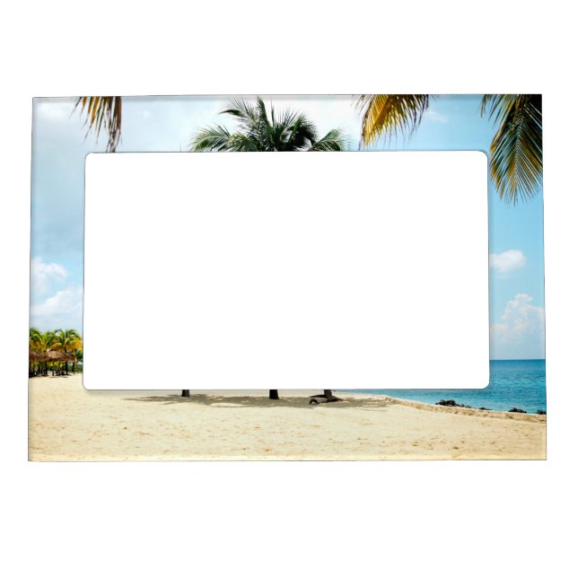 Beach With Ocean View Magnetic Frame (Front)