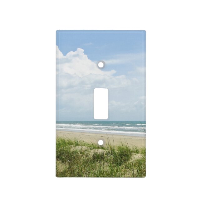 Beach with Sand Dune Coastal Light Switch Cover (Front)