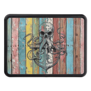 Beach Wood Hitch Cover