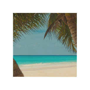 Beach wood wall art