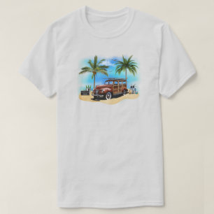 Beach Woody Wagon T-Shirt