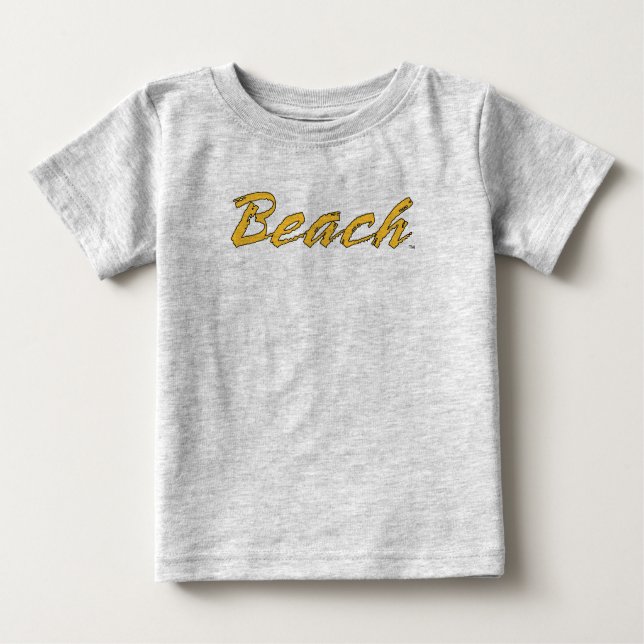 Beach Wordmark Baby T-Shirt (Front)