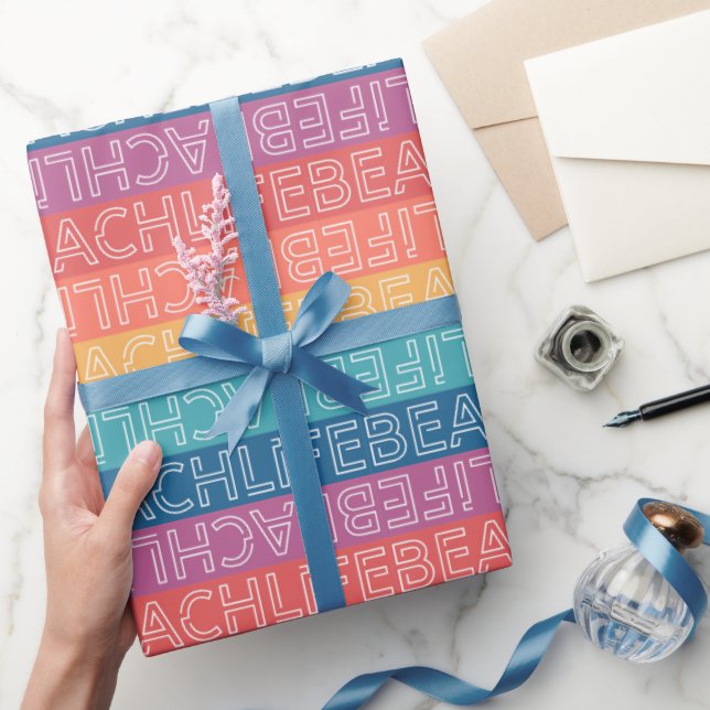 Beach  wrapping paper (Gifting)