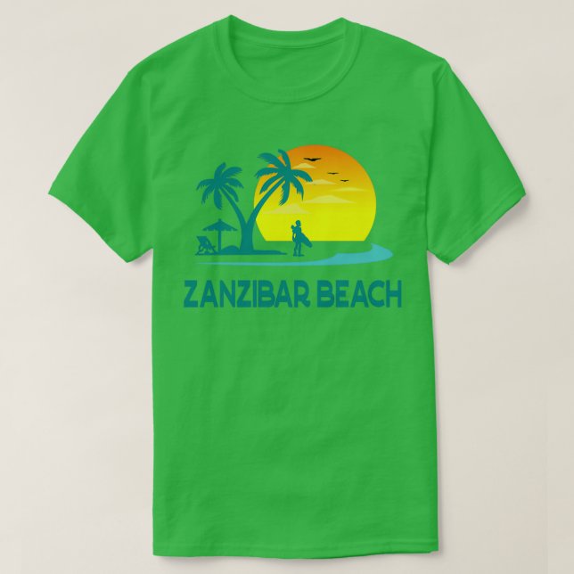 Beach zanzibar T-Shirt (Design Front)