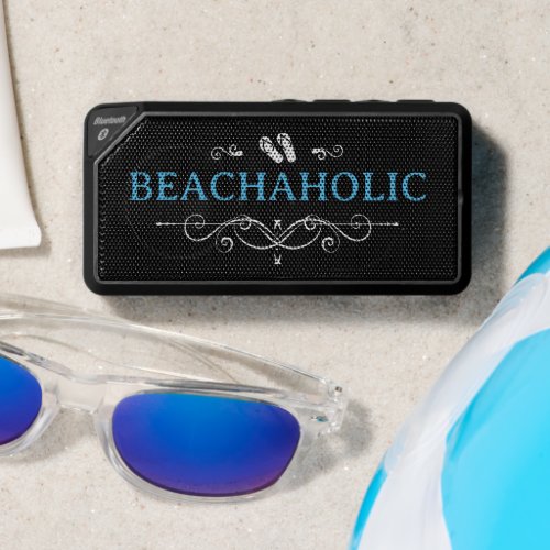 Beachaholic Typography Bluetooth Speaker